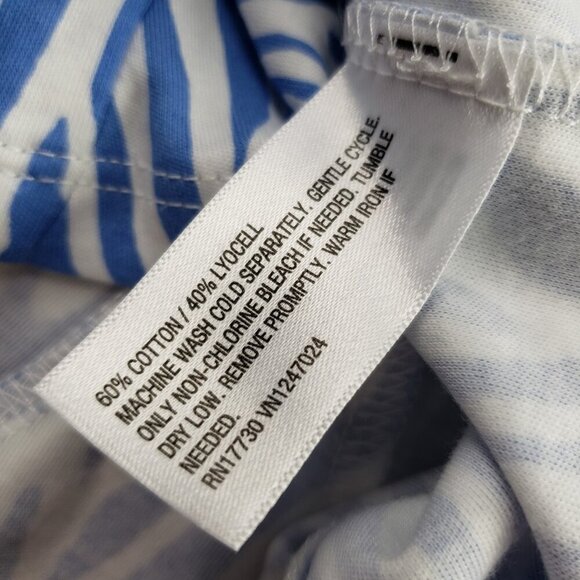 DVF x Target A Line Skirt Womens Large Blue Knit Midi Diane Von Furstenberg NEW - Picture 12 of 14